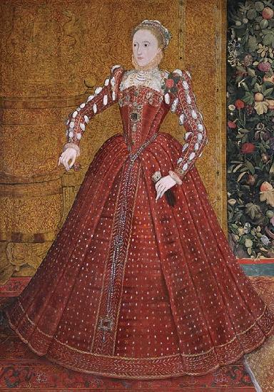 Steven van der Meulen Queen Elizabeth I china oil painting image